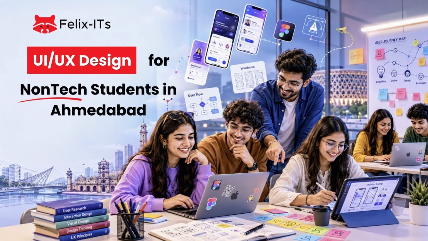 UI/UX Design for Non Tech Students in Ahmedabad